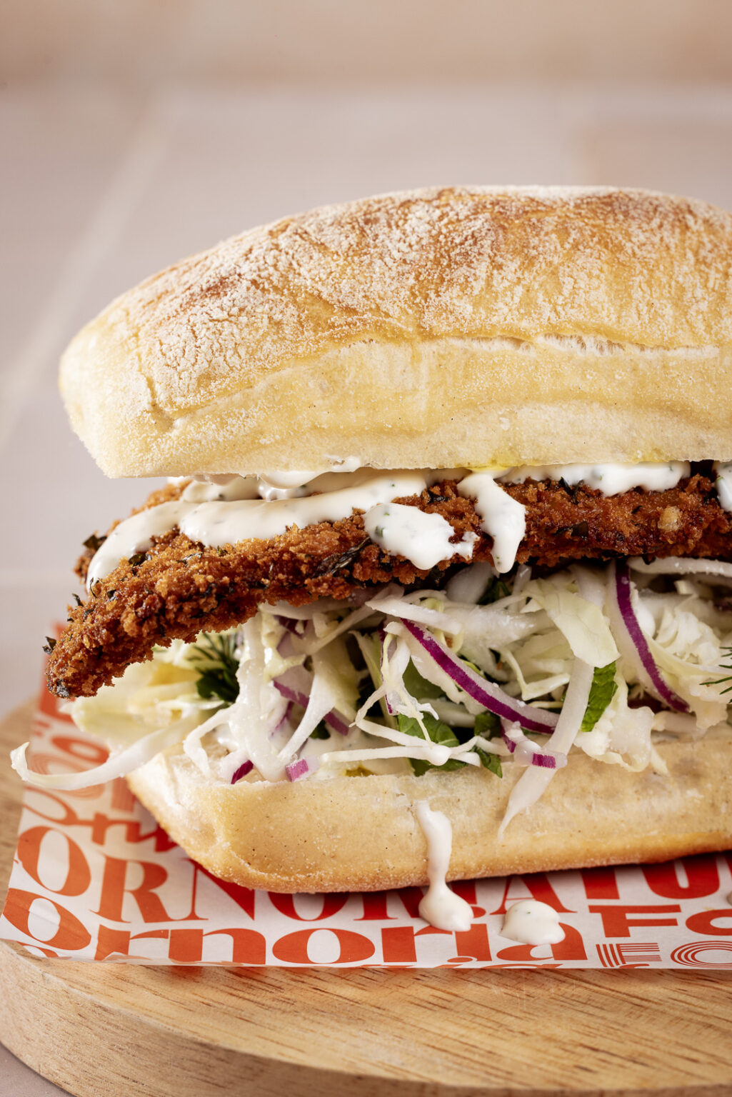 Schnitzel Hot Roll available at Fornoria in LaManna