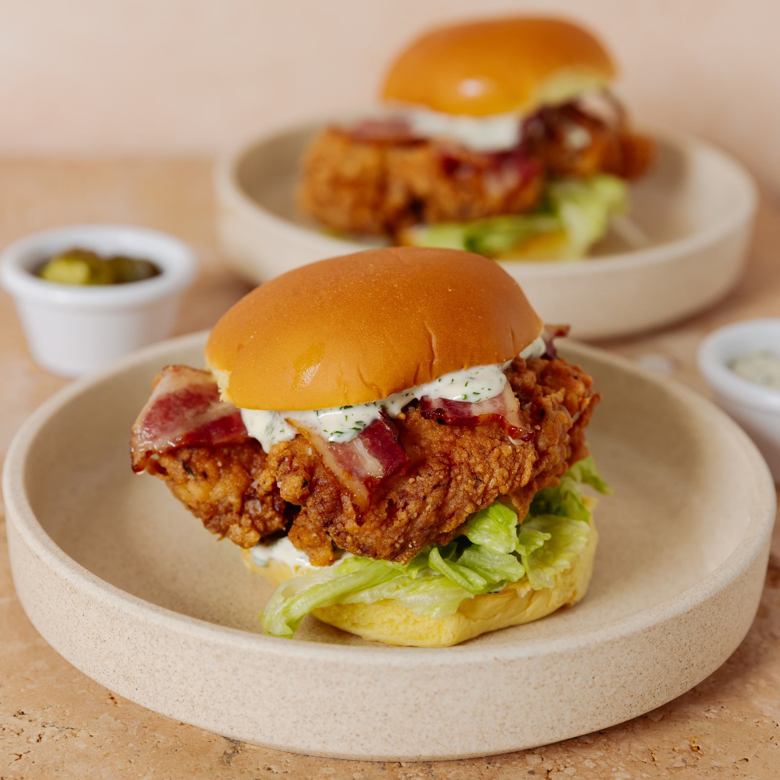 buttermilk fried chicken burger recipe