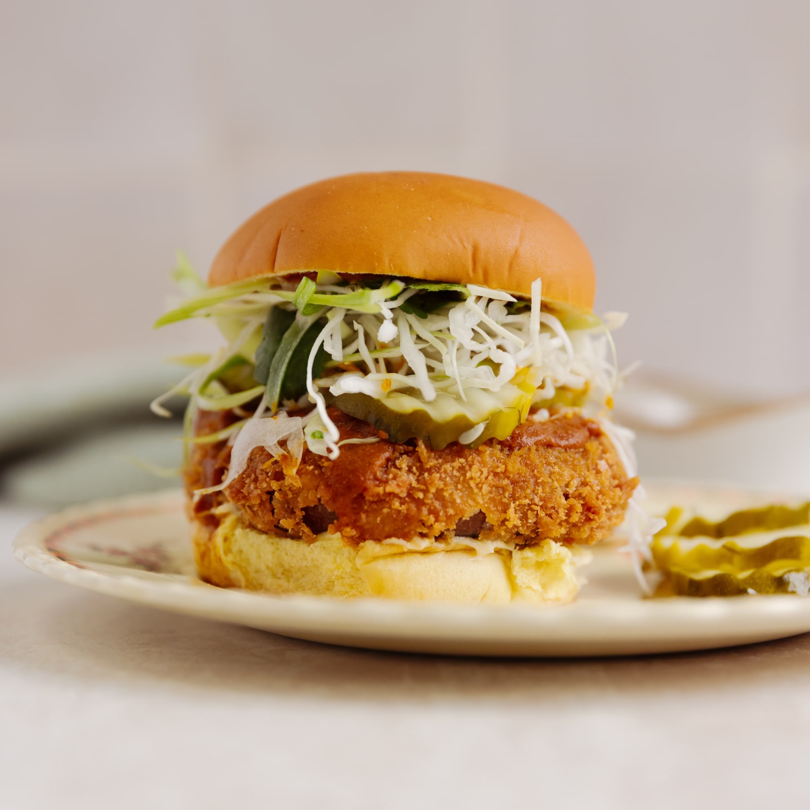 LaManna mushroom katsu burger recipe