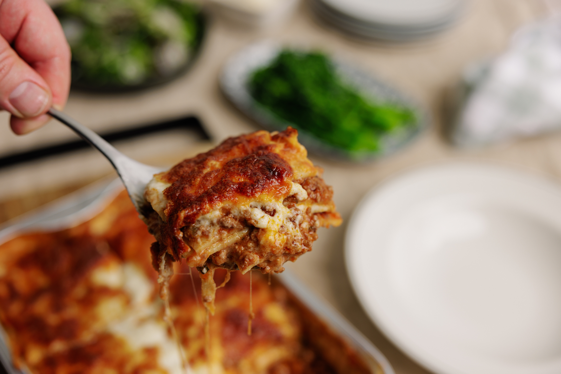 LaManna spicy sausage and vodka lasagne