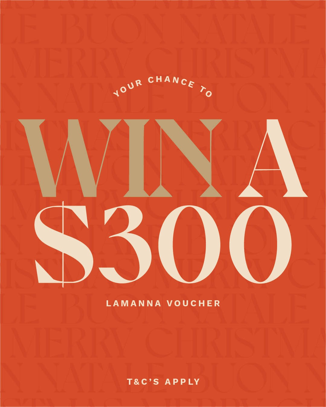 Christmas at LaManna November 29 Win $300
