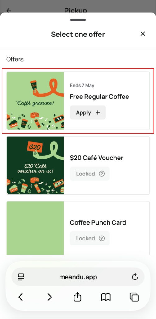 mangia members rewards on me&u