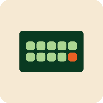 Mangia Members Coffee Punch Card Icon