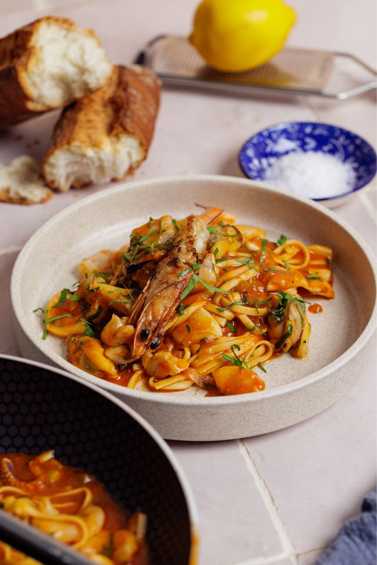 linguine seafood recipe