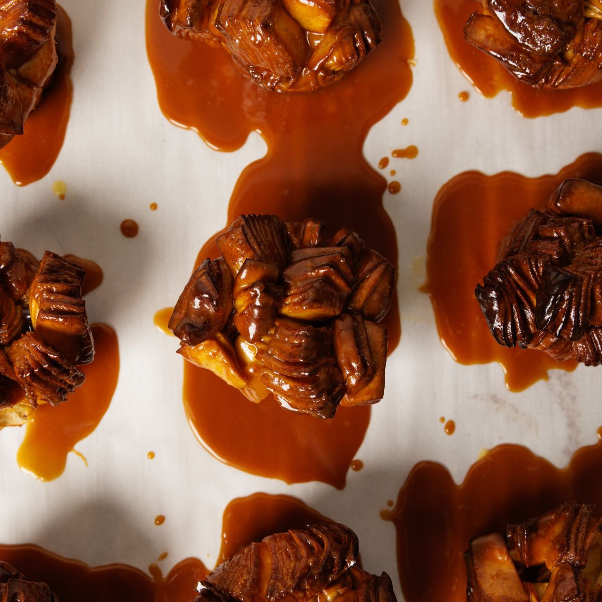 crossetta croissant with cinammon caramel