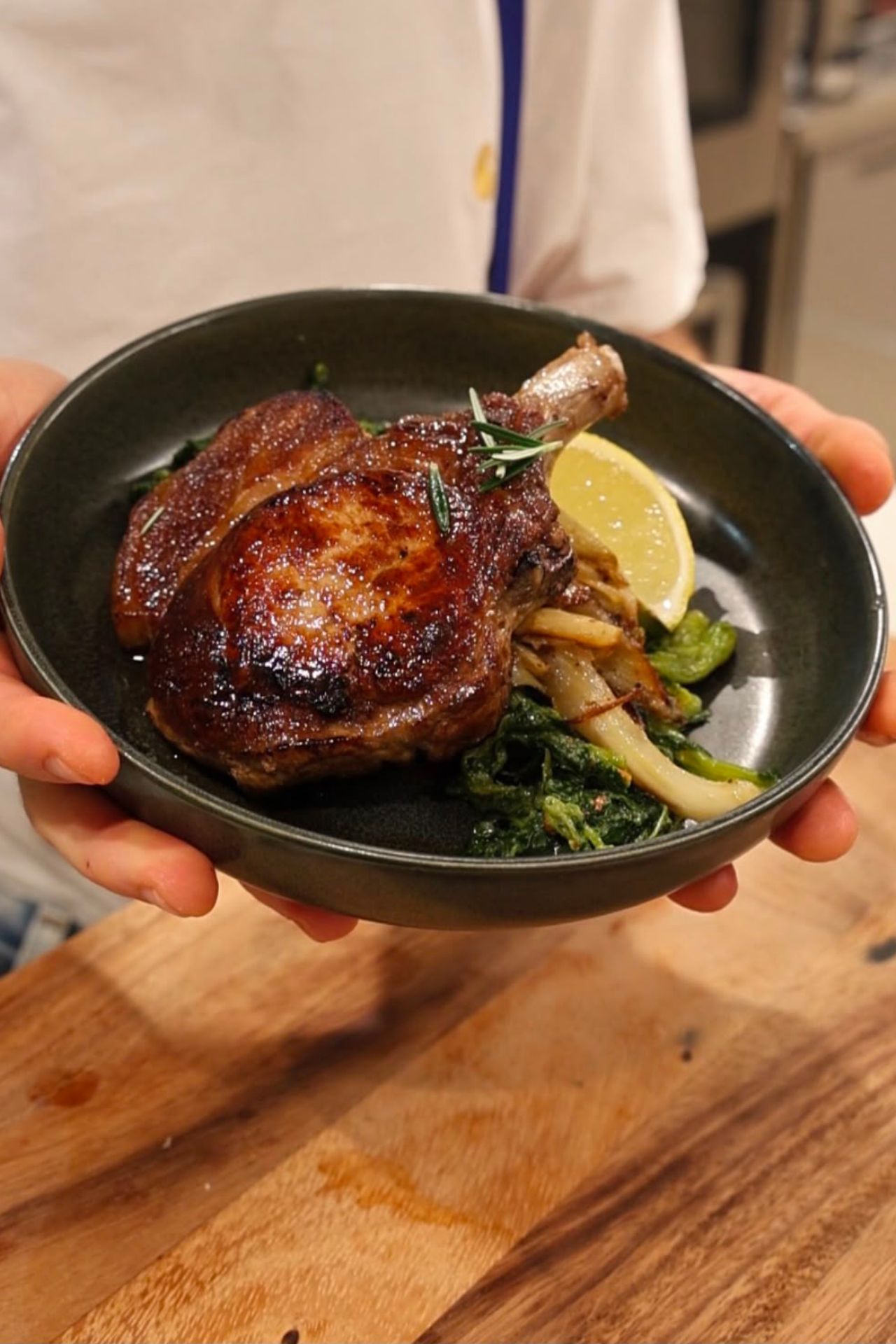 pan-fried pork cutlets
