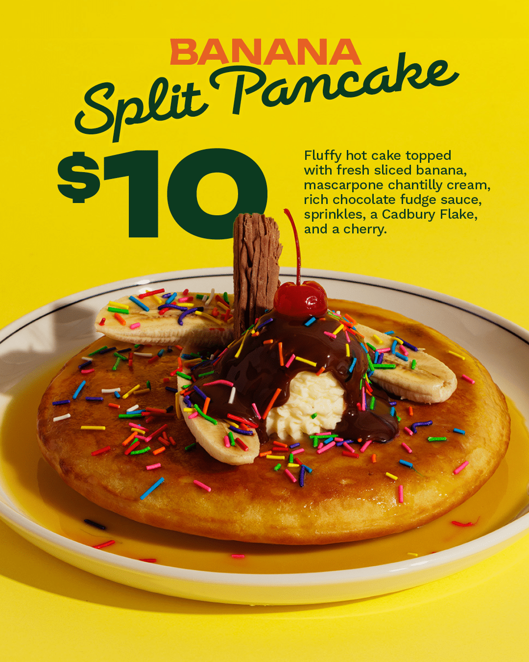 banana day pancake special