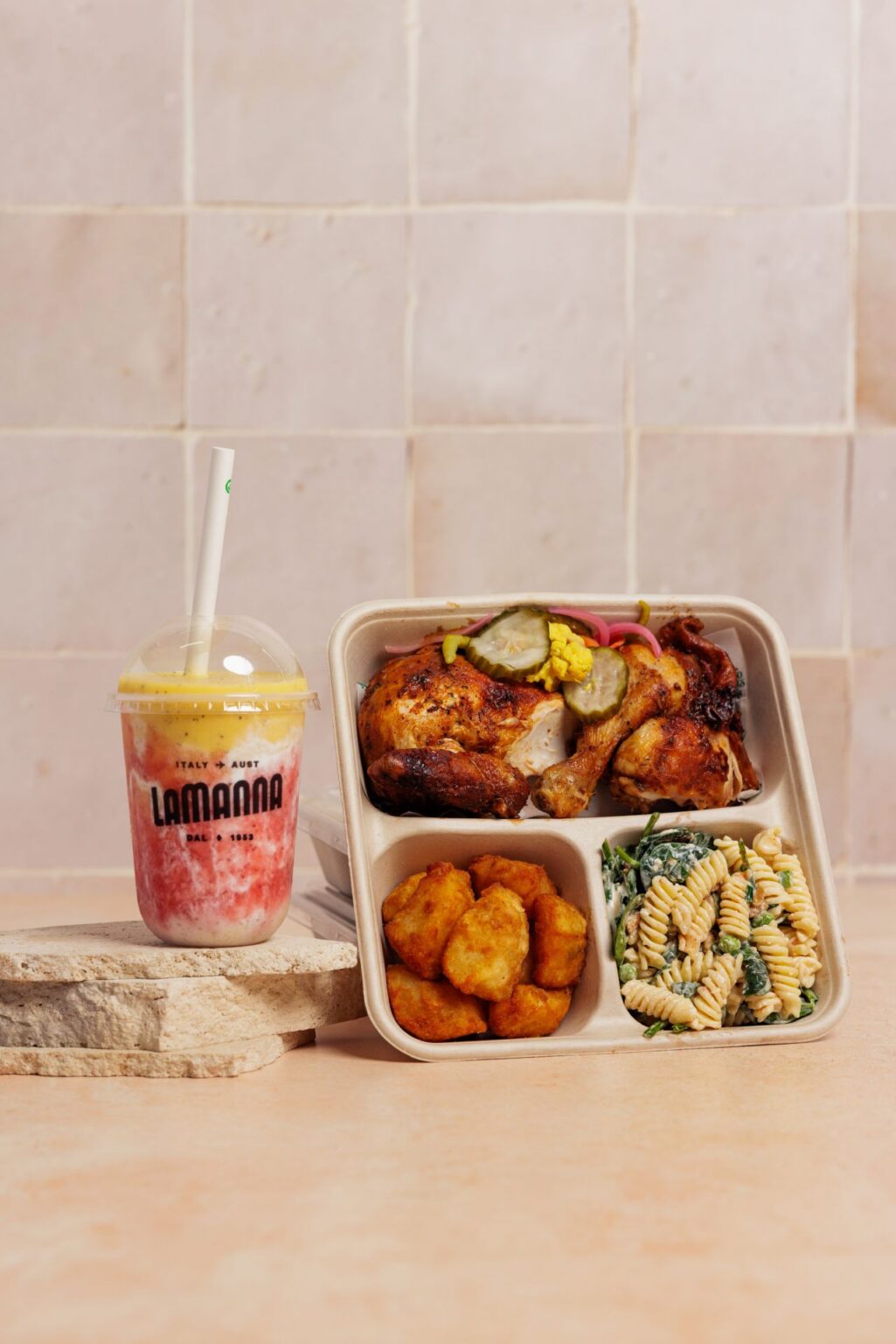 lamanna erewhon style chicken and smoothies