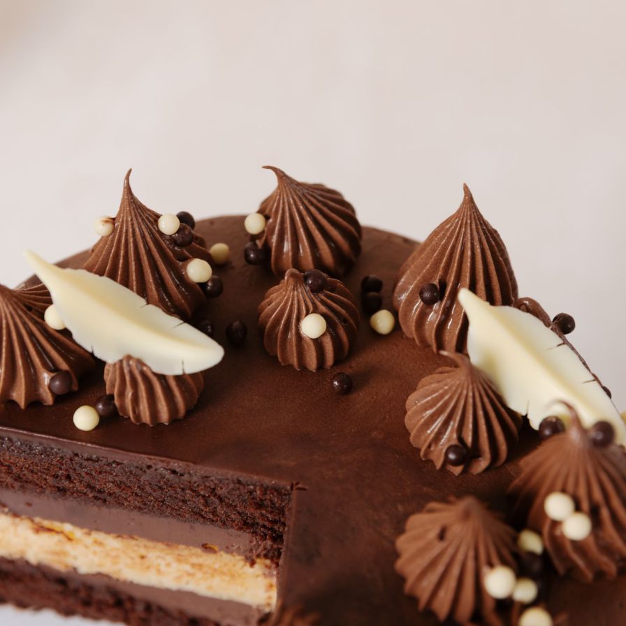 chocolate vanilla mud cake