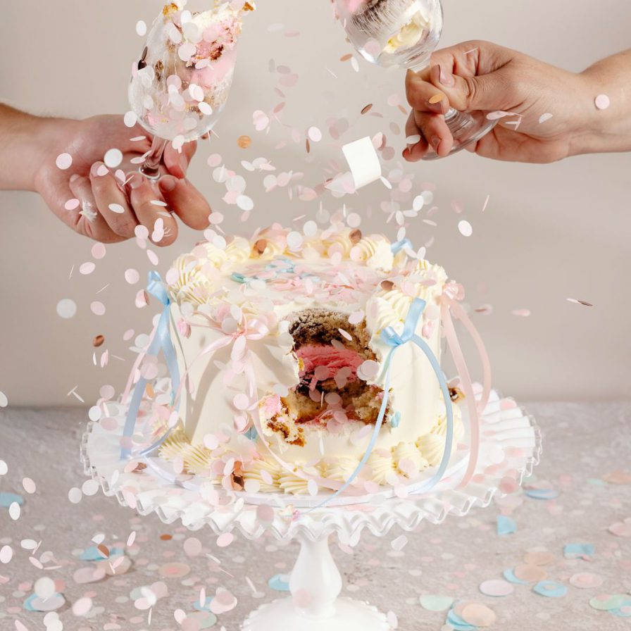 lamanna celebration cake gender reveal