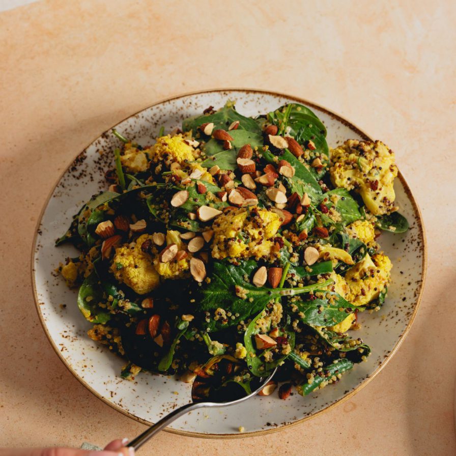 Spiced Cauliflower, Quinoa & Smoked Almonds